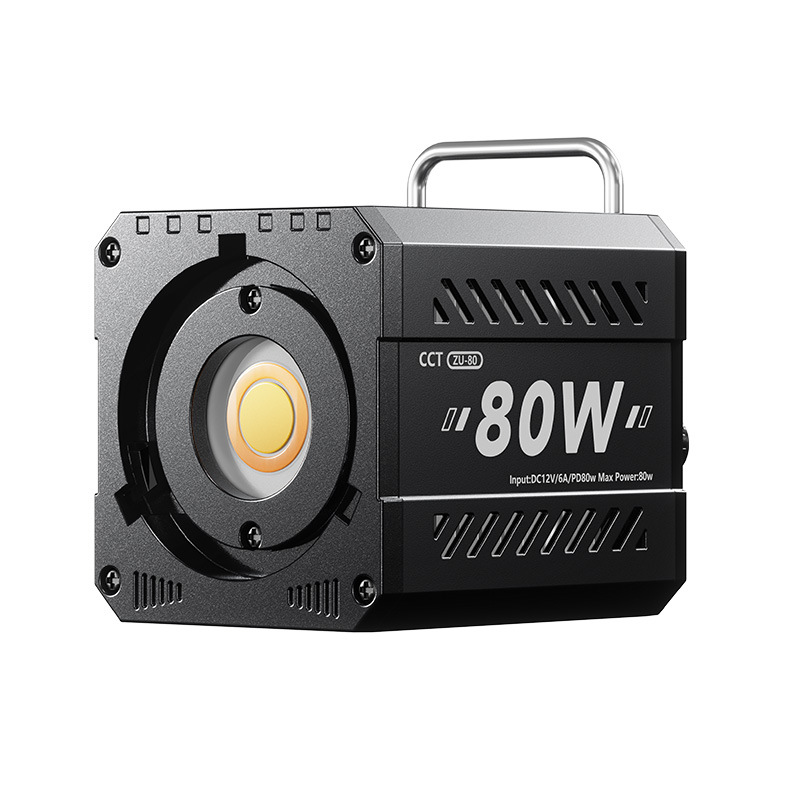 Lighting Gallery - ไฟถ่ายภาพแบบพกพา ZU80 COB กำลังสูง ปรับอุณหภูมิสีได้ 2500-6500K