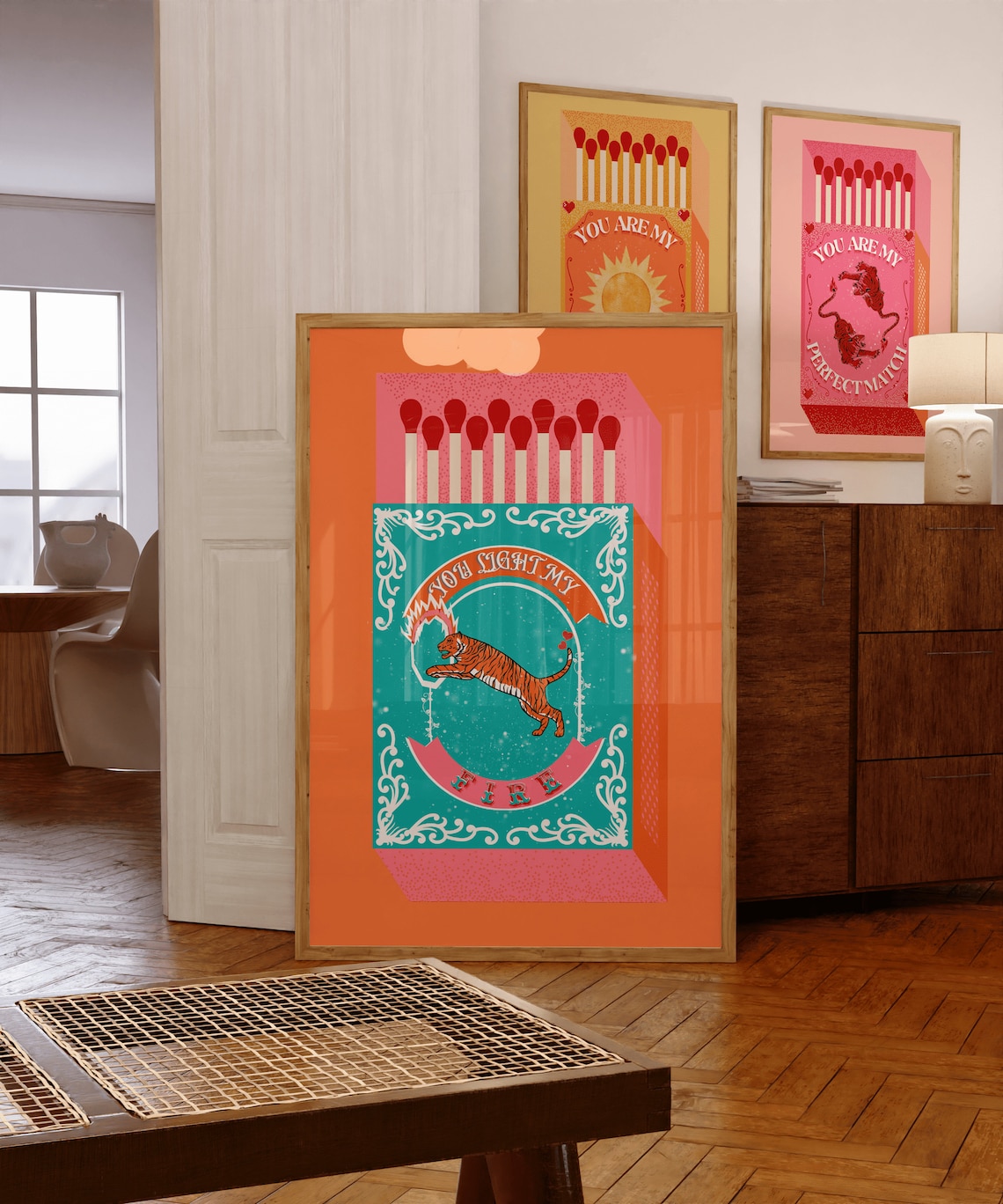 Lighting Decor Ideas - You Light My Fire สีส้ม Matchbox