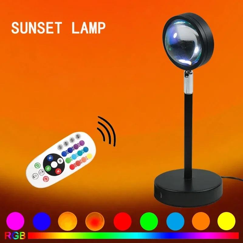 Sunset Lamp Projection - Sunset Mood Light หลายสี Sunset Projection