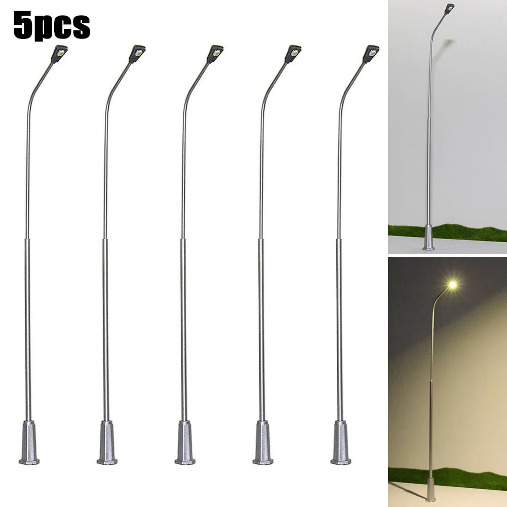 Decor Lighting Pack - ยี่ห้อใหม่ภูมิทัศน์โคมไฟถนนรุ่นรถไฟ 20 ซม.รถไฟ 20mA 3V โคมไฟโลหะแพ็คชุดตกแต่งบอนไซ