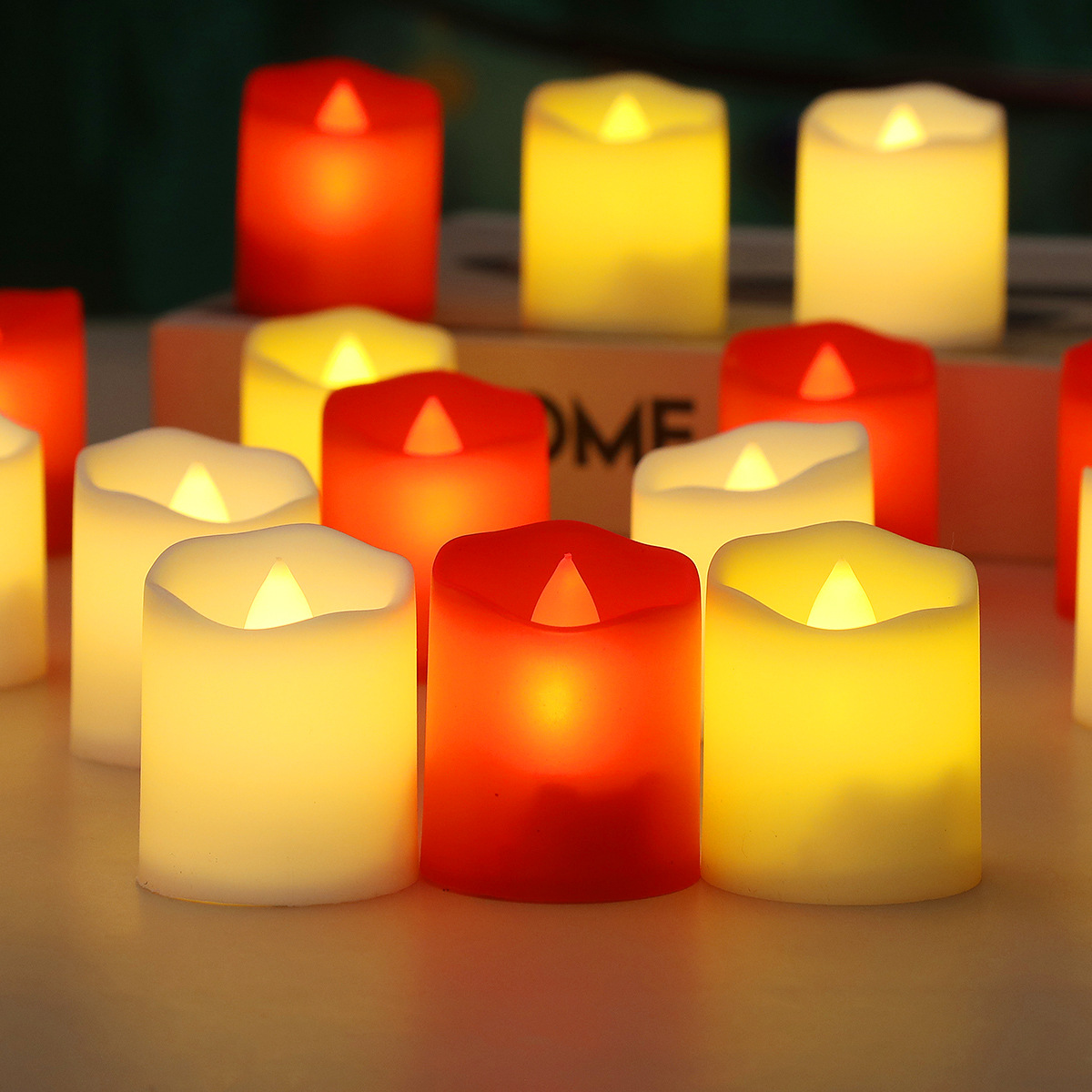 Lighting Decor Ideas - ไฟเทียนอิเล็กทรอนิกส์ LED, ไฟเทียนจำลองแบบแกว่งไกว, ตกแต่งบาร์, งานสารภาพรัก, งานแต่งงาน,