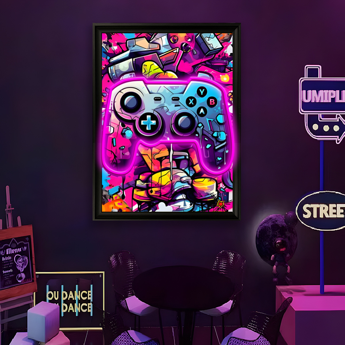 ไฟนีออน LED ใช้พลังงานจาก USB  - Led Lighting Wall Decor บทวิจารณ์และราคา