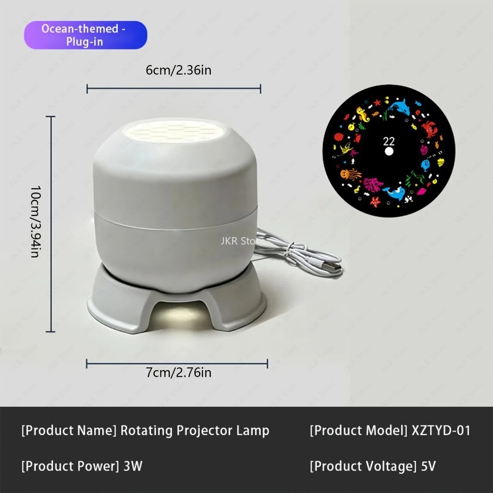 ไฟ LED หมุนได้ 360 องศา ฉายแสง - Ambient Lighting Decor For Room บทวิจารณ์และราคา