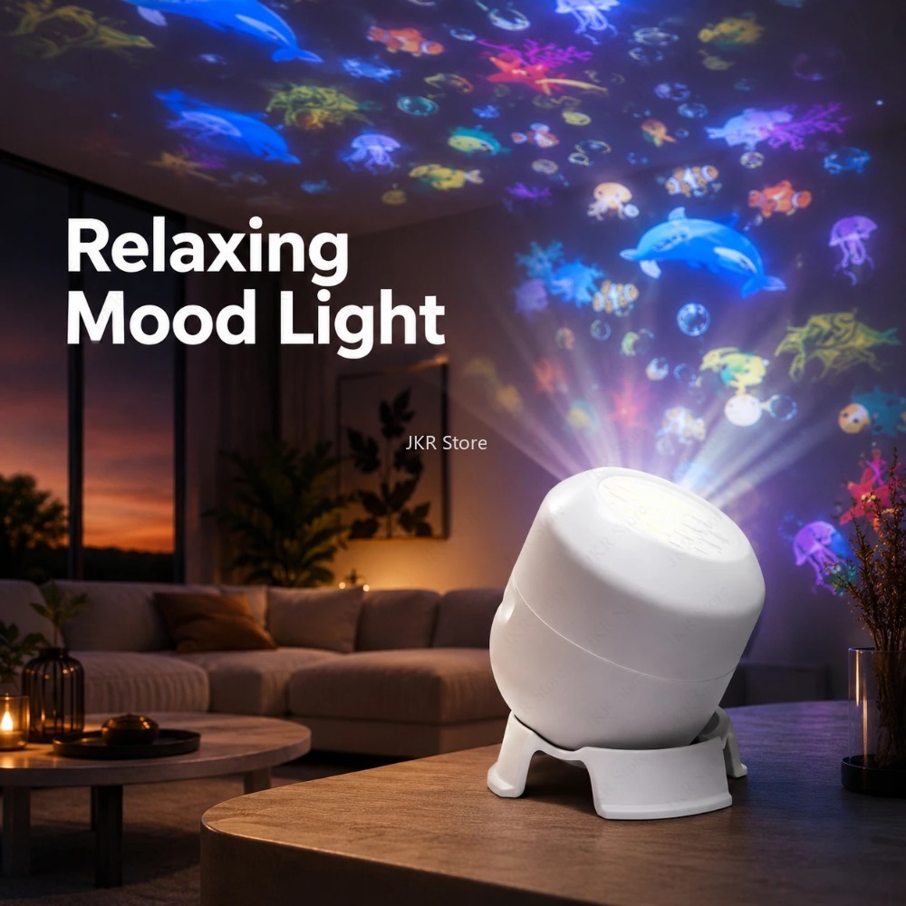 ไฟ LED หมุนได้ 360 องศา ฉายแสง - Ambient Lighting Decor For Room บทวิจารณ์และราคา