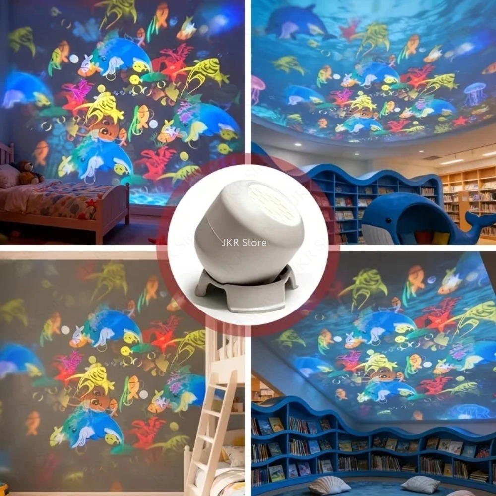ไฟ LED หมุนได้ 360 องศา ฉายแสง - Ambient Lighting Decor For Room บทวิจารณ์และราคา
