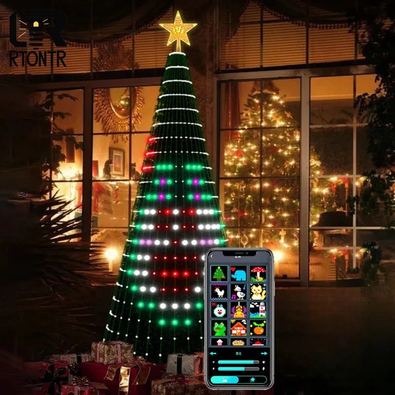 ไฟประดับยอดต้นคริสต์มาส RGB อั - Lighting Tree Decor บทวิจารณ์และราคา