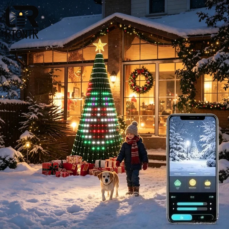 ไฟประดับยอดต้นคริสต์มาส RGB อั - Lighting Tree Decor บทวิจารณ์และราคา
