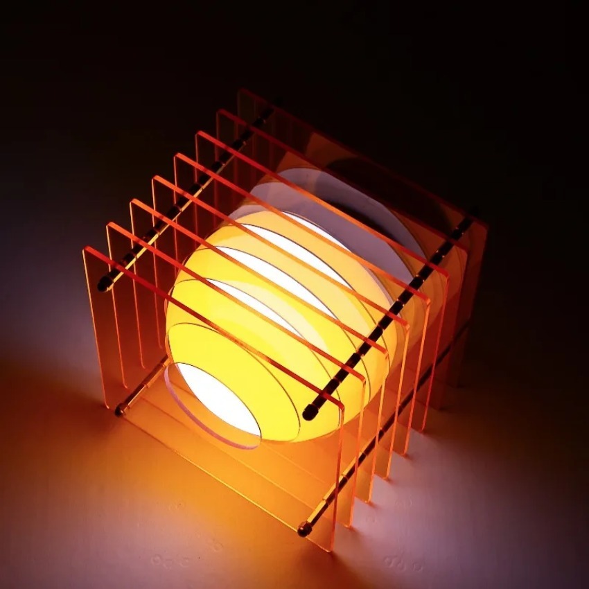 DIY อะคริลิคพันชั้นโคมไฟโคมไฟด - Lighting Decor Ideas บทวิจารณ์และราคา