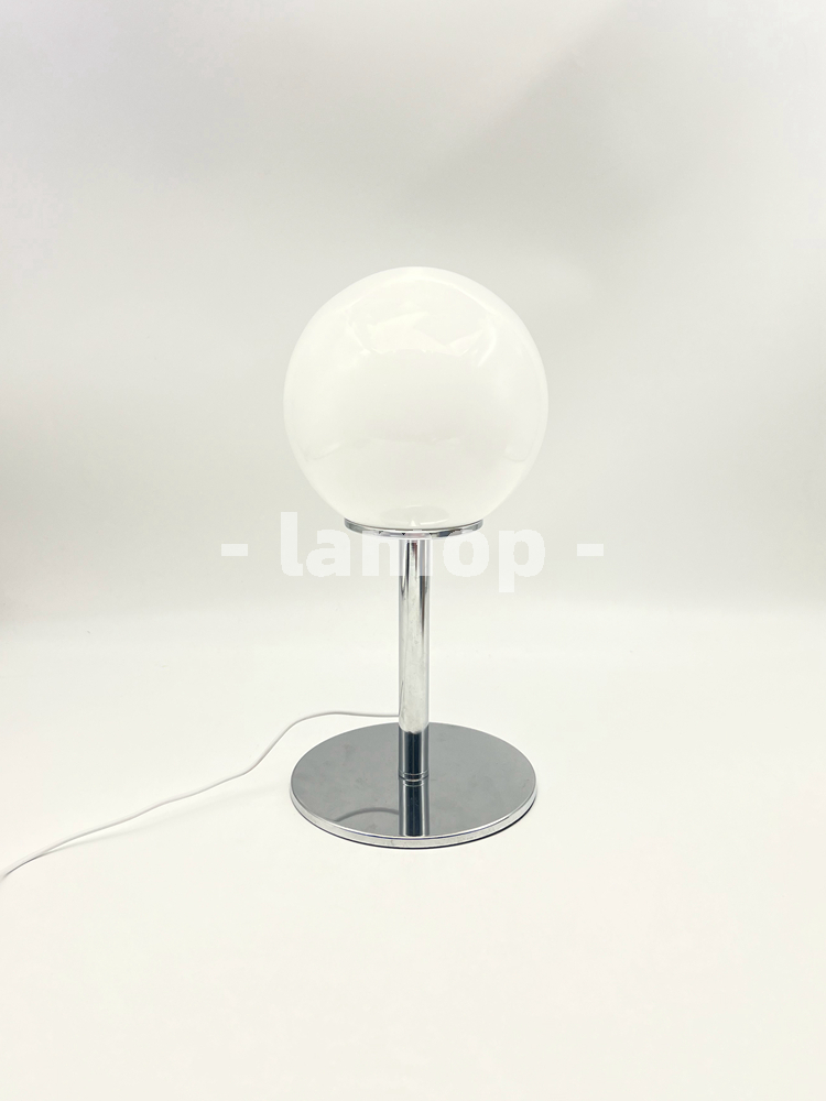 โคมไฟตั้งโต๊ะทรงกลมสีขาวนม โคร - Lighting Table Decor บทวิจารณ์และราคา