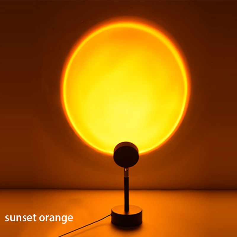 โคมไฟตั้งโต๊ะแบบชาร์จไฟผ่าน US - Sunset Lamp Projection บทวิจารณ์และราคา