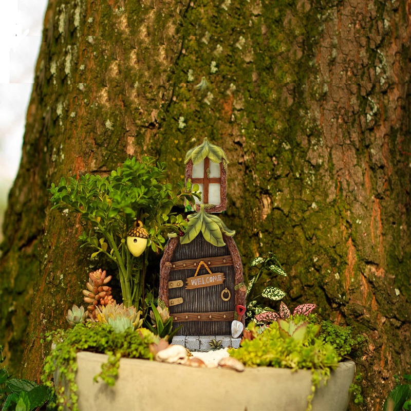 หน้าต่างและประตูบ้านนางฟ้าจิ๋ว - Lighting Tree Decor บทวิจารณ์และราคา
