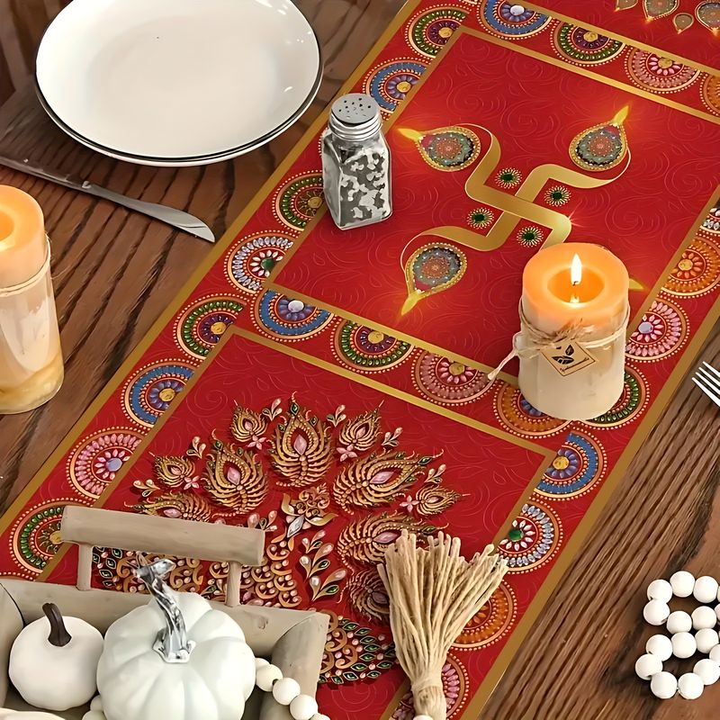 VIKAMA ผ้าปูโต๊ะสำหรับเทศกาลดิ - Lighting Decoration For Diwali บทวิจารณ์และราคา