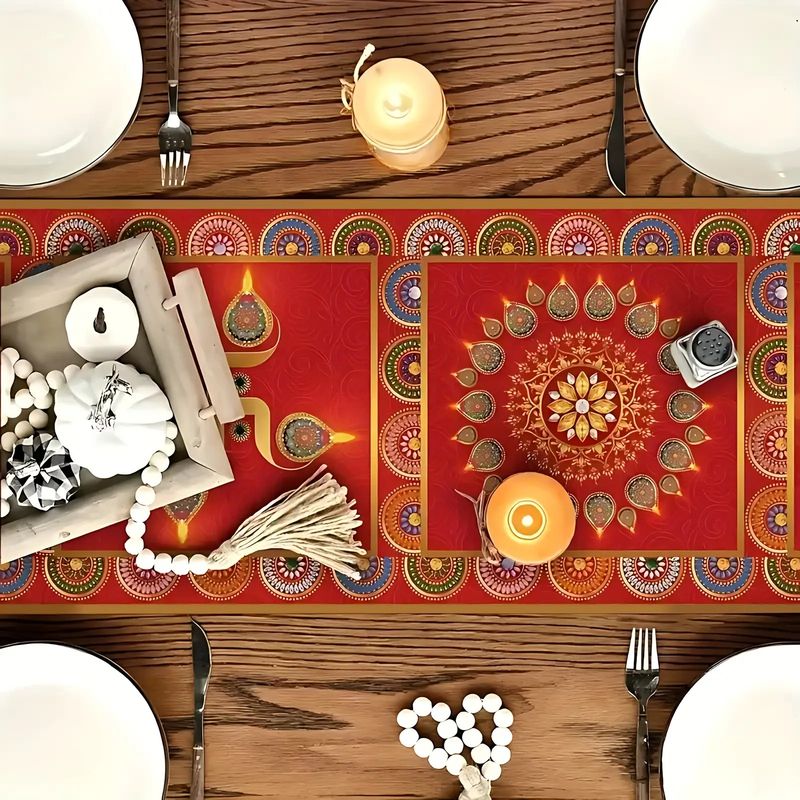 VIKAMA ผ้าปูโต๊ะสำหรับเทศกาลดิ - Lighting Decoration For Diwali บทวิจารณ์และราคา