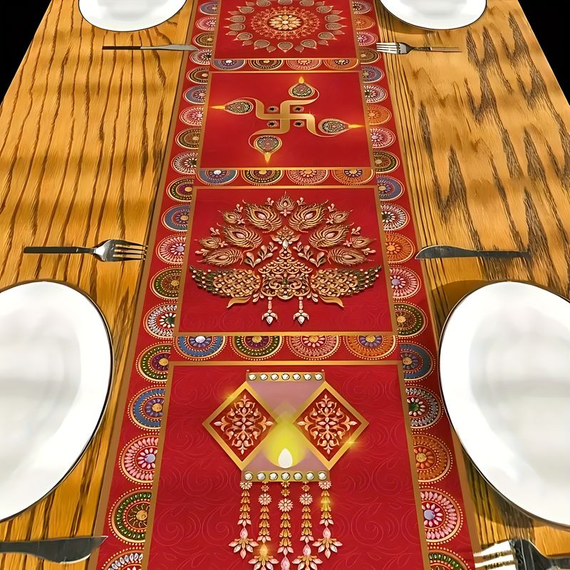VIKAMA ผ้าปูโต๊ะสำหรับเทศกาลดิ - Lighting Decoration For Diwali บทวิจารณ์และราคา