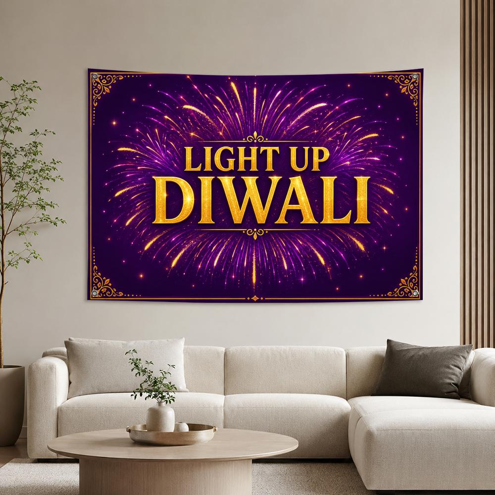 ธงแบนเนอร์ประดับไฟสำหรับเทศกาล - Lighting Decoration For Diwali บทวิจารณ์และราคา
