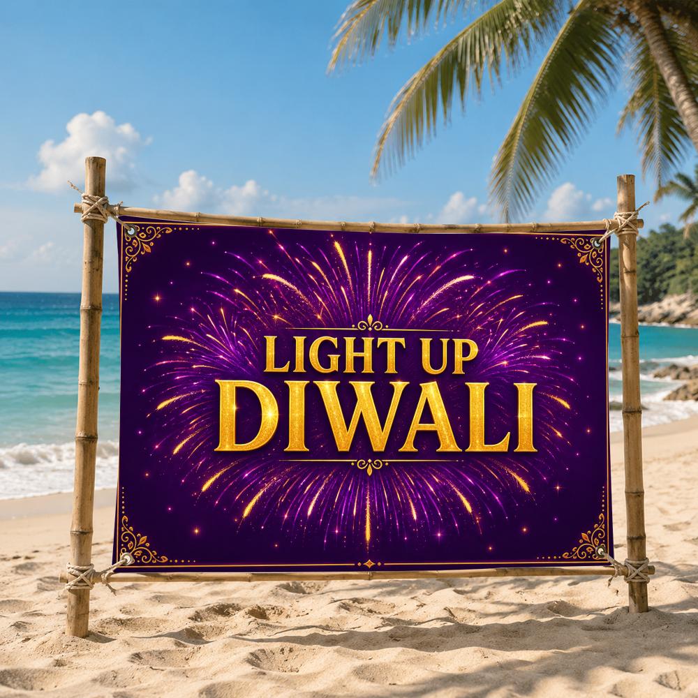 ธงแบนเนอร์ประดับไฟสำหรับเทศกาล - Lighting Decoration For Diwali บทวิจารณ์และราคา
