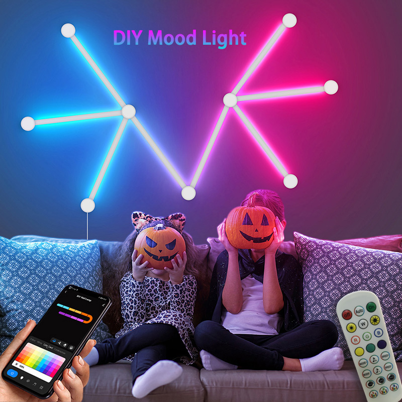 โคมไฟติดผนัง RGB อัจฉริยะ, ไฟ  - Lighting Decor Ideas บทวิจารณ์และราคา