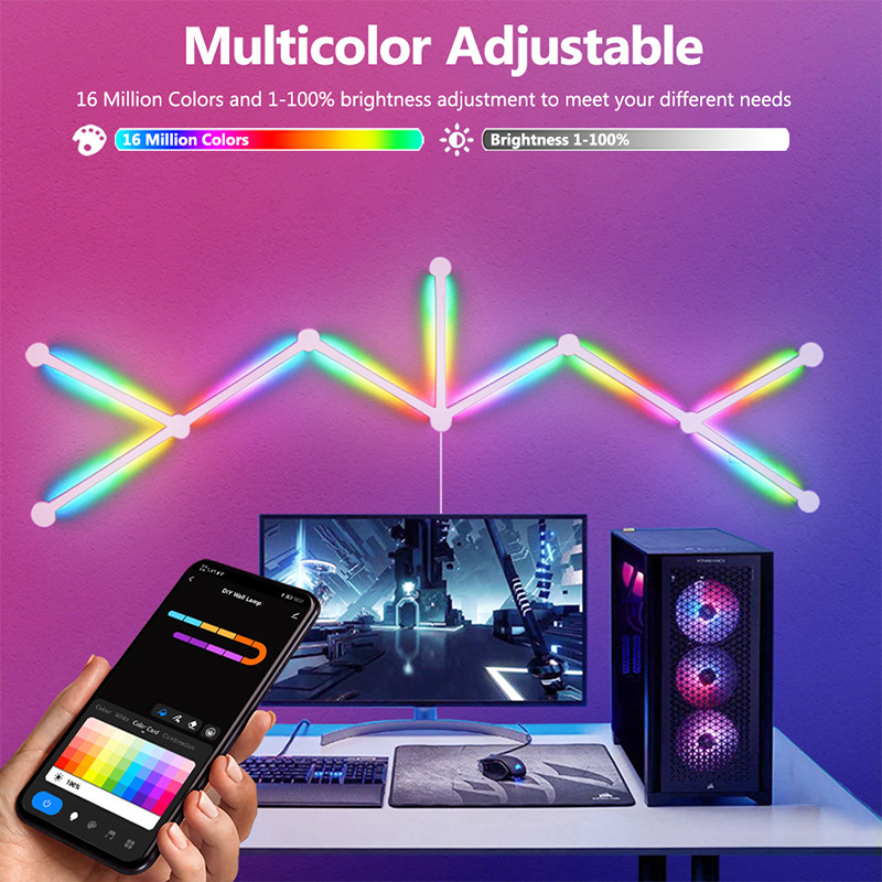 โคมไฟติดผนัง RGB อัจฉริยะ, ไฟ  - Lighting Decor Ideas บทวิจารณ์และราคา