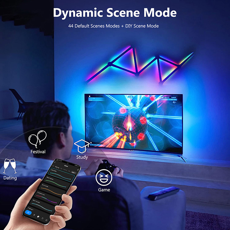 โคมไฟติดผนัง RGB อัจฉริยะ, ไฟ  - Lighting Decor Ideas บทวิจารณ์และราคา
