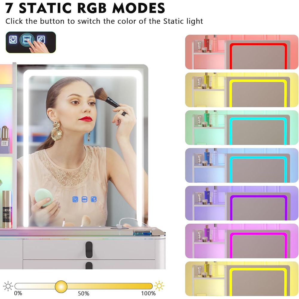 โต๊ะเครื่องแป้ง Gurexl RGB พร้ - Furniture Lighting & Decor Magazine บทวิจารณ์และราคา