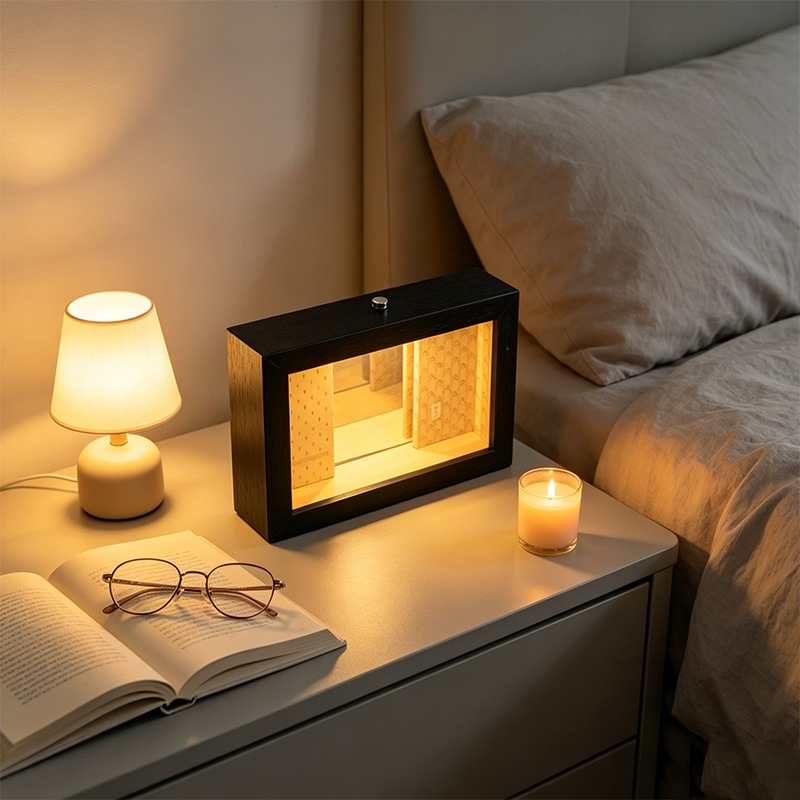 กรอบรูปกระจกอินฟินิตี้พร้อมไฟ  - Lighting Decor Photos บทวิจารณ์และราคา