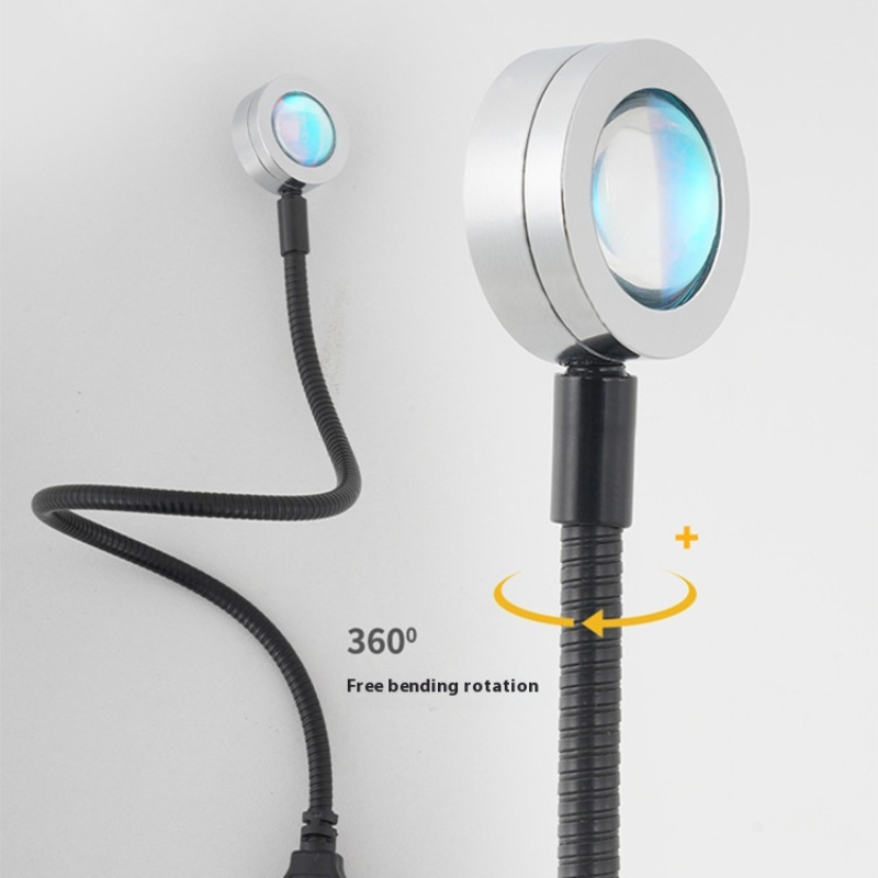 โคมไฟ USB Sunset Rainbow บรรยา - Sunset Lamp Projection บทวิจารณ์และราคา