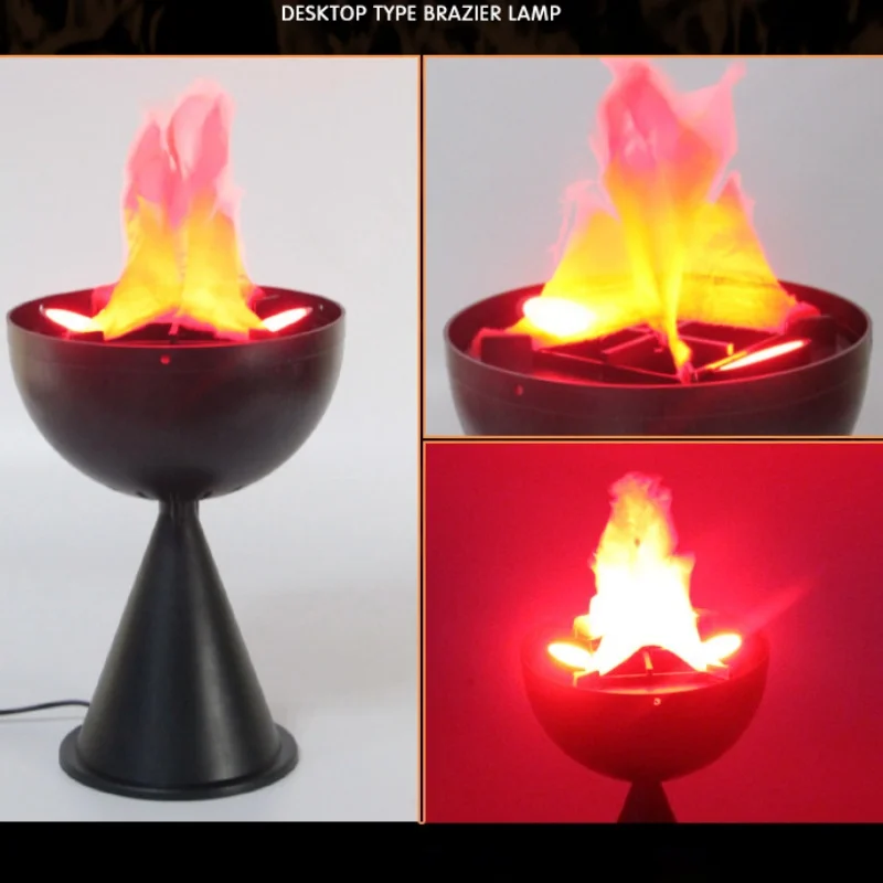 โคมไฟเปลวไฟ 3 มิติ จำลองเตาไฟ  - Lighting Decor Ideas บทวิจารณ์และราคา