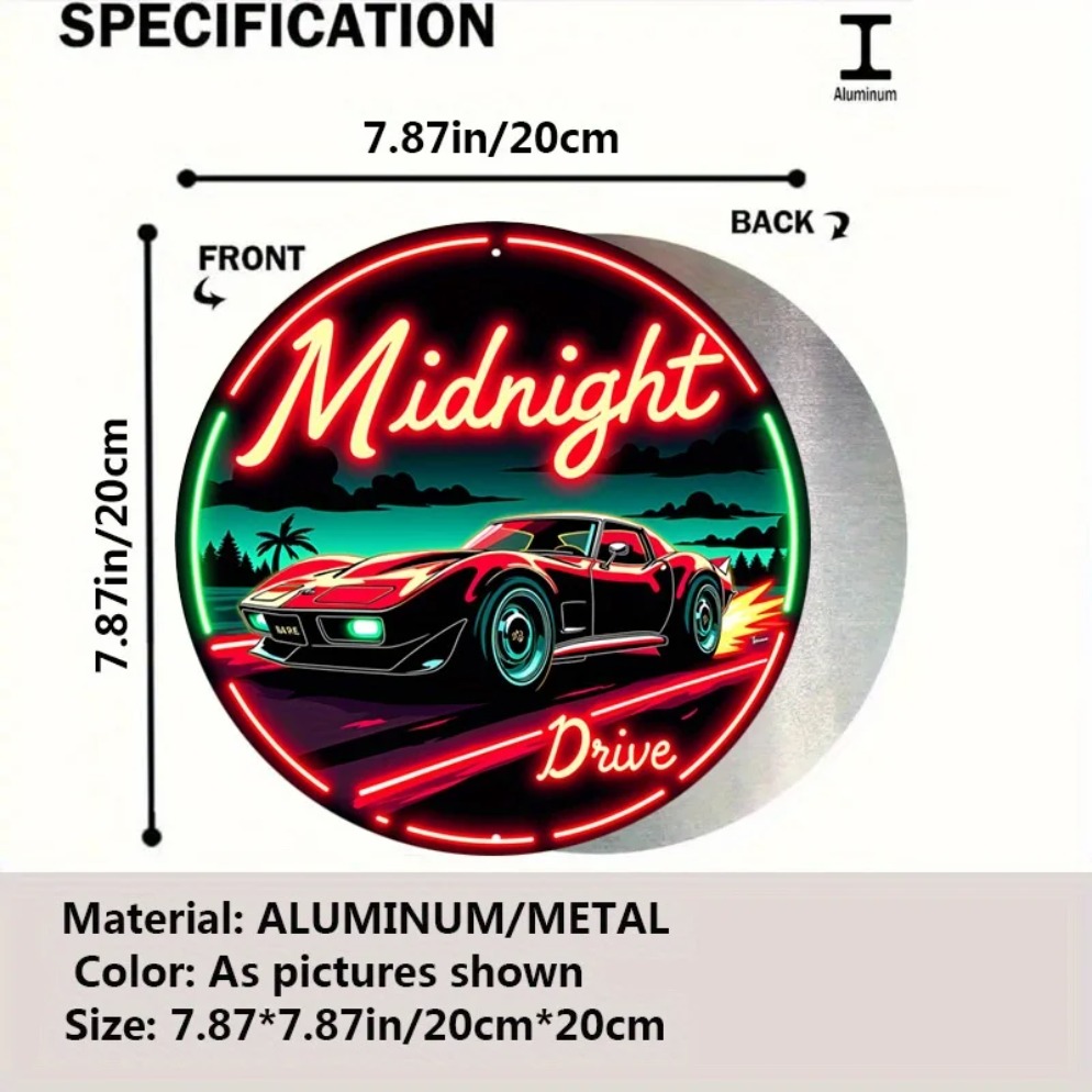 ป้ายไฟนีออนวินเทจลายรถ Midnigh - Lighting Decor Ideas บทวิจารณ์และราคา