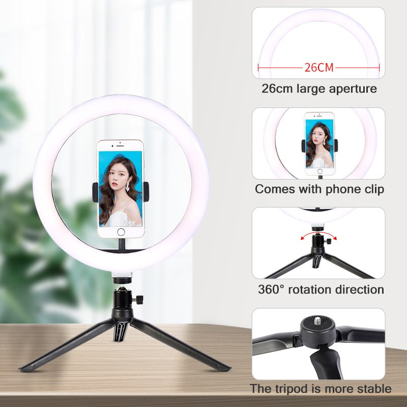 26 ซม.10 นิ้ว LED แหวน Selfie  - Lighting Gallery บทวิจารณ์และราคา