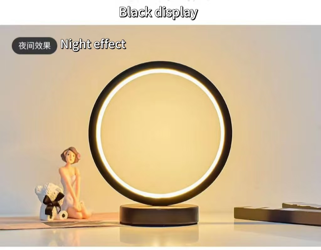 โคมไฟตั้งโต๊ะวงแหวน LED ขนาด 2 - Lighting Table Decor บทวิจารณ์และราคา