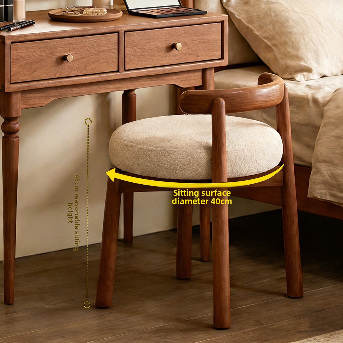 เก้าอี้แต่งตัวไม้เนื้อแข็งแบบห - Furniture Lighting & Decor Magazine บทวิจารณ์และราคา