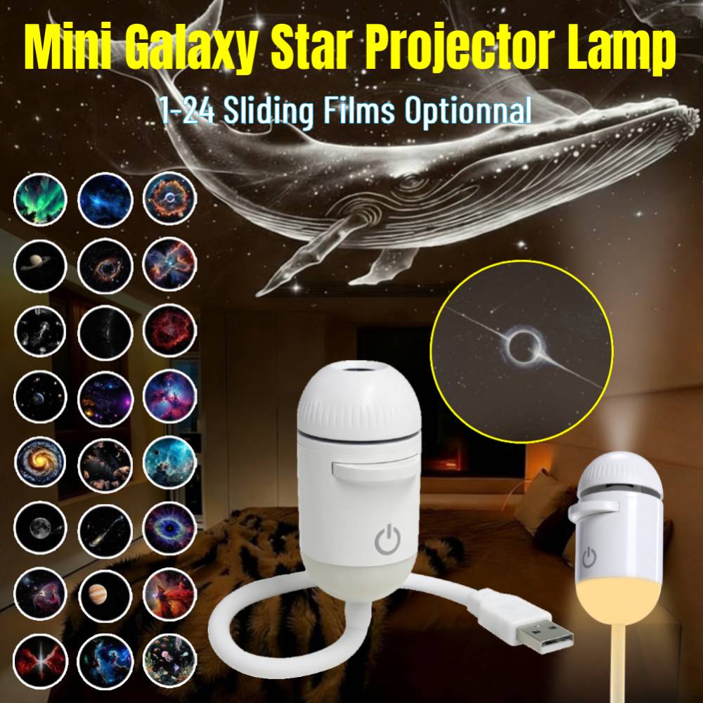 โปรเจคเตอร์ไฟกลางคืนมินิ กาแล็ - Led Lighting Wall Decor บทวิจารณ์และราคา