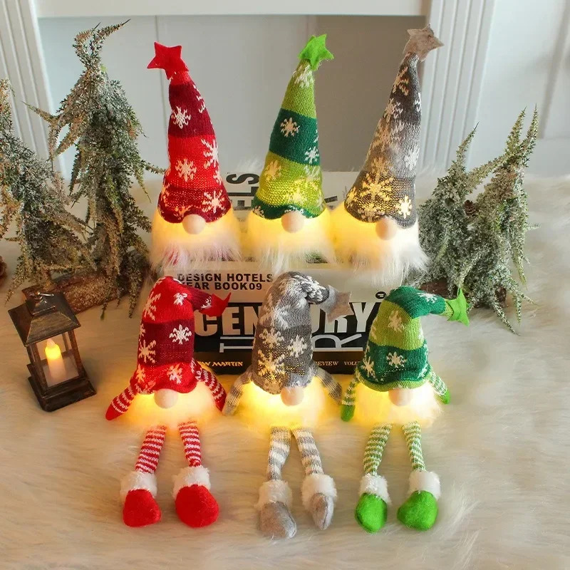 ตุ๊กตาโนมคริสต์มาสแบบไม่มีหน้า - Lighting Tree Decor บทวิจารณ์และราคา