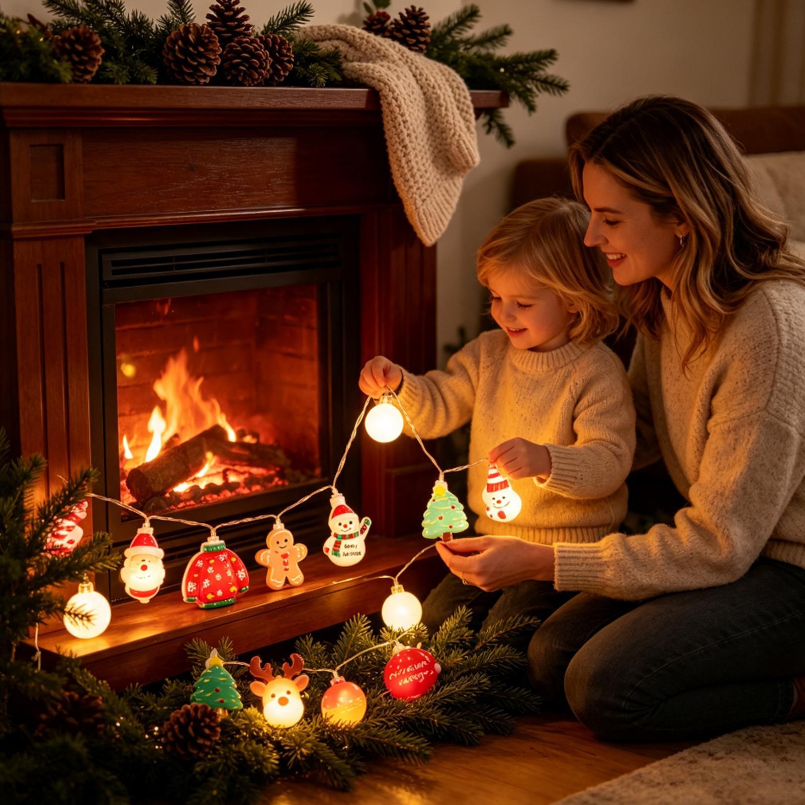 ไฟประดับซานตาคลอสสำหรับคริสต์ม - Lighting Tree Decor บทวิจารณ์และราคา