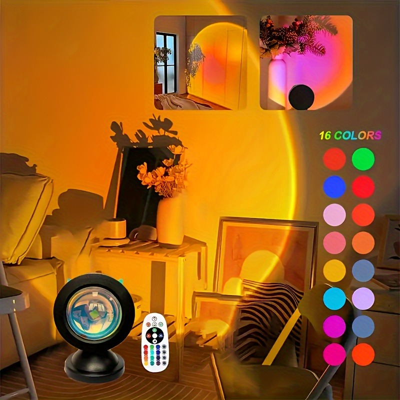 1 ชิ้น Vibrant Sunset Projecti - Sunset Lamp Projection บทวิจารณ์และราคา