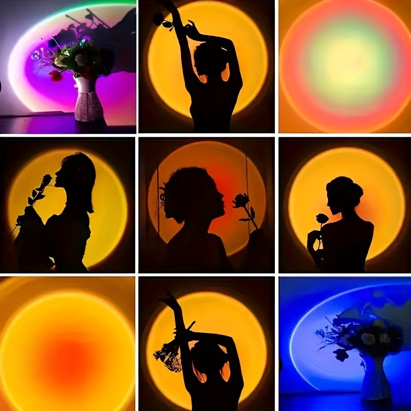 1 ชิ้น Vibrant Sunset Projecti - Sunset Lamp Projection บทวิจารณ์และราคา