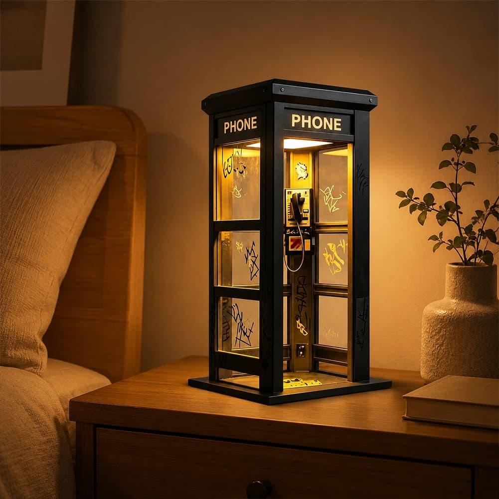 โคมไฟตั้งโต๊ะรูปตู้โทรศัพท์ลอน - Lighting Table Decor บทวิจารณ์และราคา