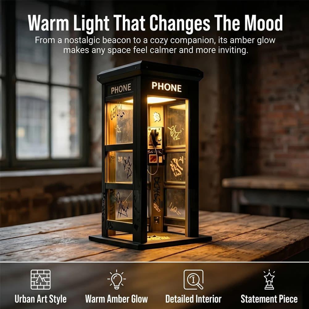 โคมไฟตั้งโต๊ะรูปตู้โทรศัพท์ลอน - Lighting Table Decor บทวิจารณ์และราคา