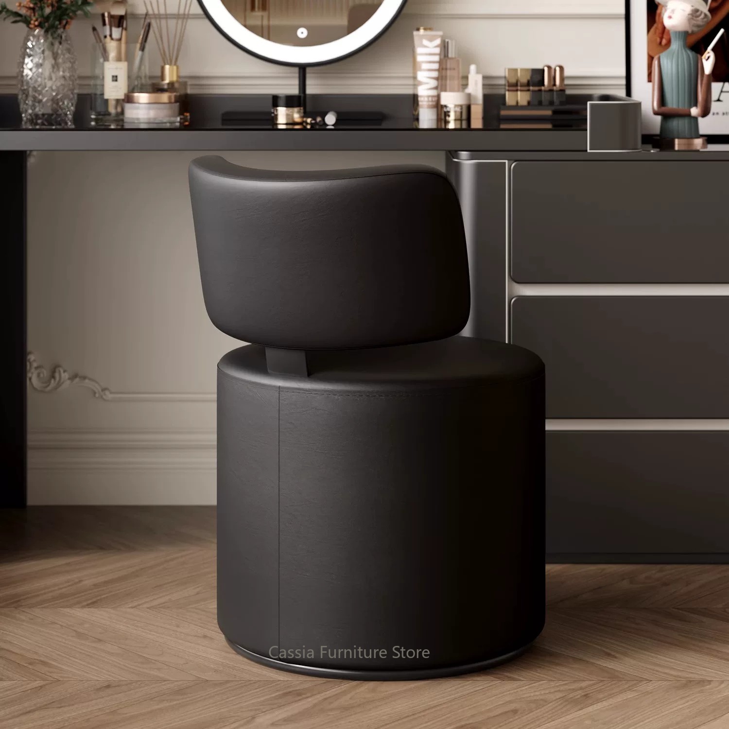 เก้าอี้แต่งหน้าแบบมีพนักพิง หม - Furniture Lighting & Decor Magazine บทวิจารณ์และราคา