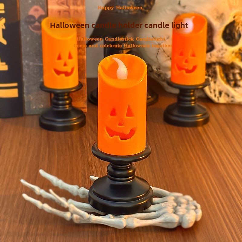 เทียนรูปหน้าผีตกแต่งฮาโลวีน –  - Lighting Decor Photos บทวิจารณ์และราคา